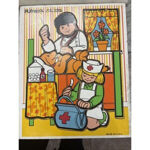 VINTAGE PLAYSKOOL 1980 Puzzles